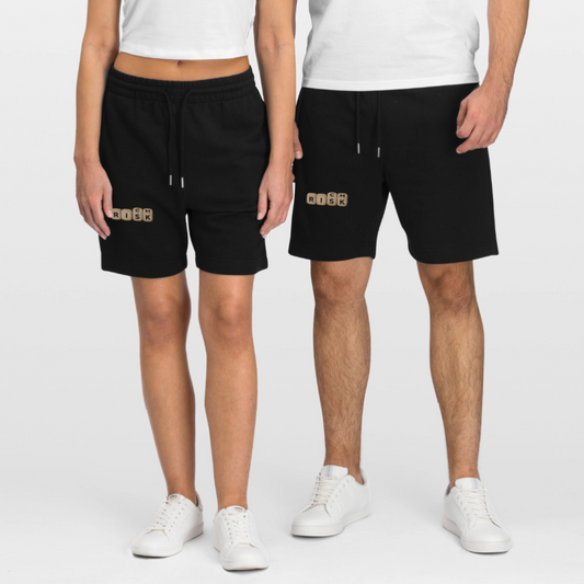 Risk Rich Würfel | Risiko für Reichtum Unisex Bio Shorts - Schwarz