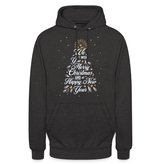 Christmas Happy New Year Unisex Hoodie - Anthrazit