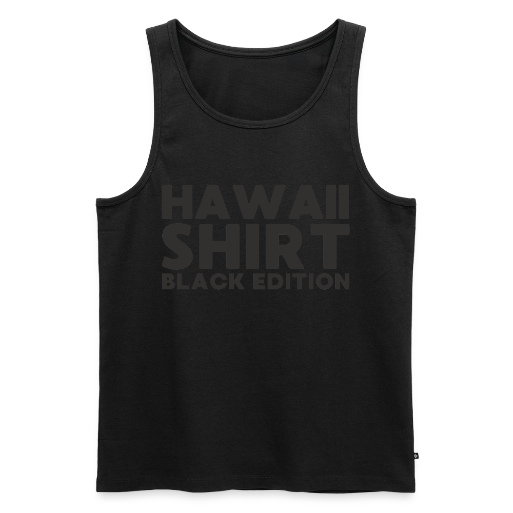 Hawaii Shirt Black Edition Herren Premium Tank Top - Schwarz