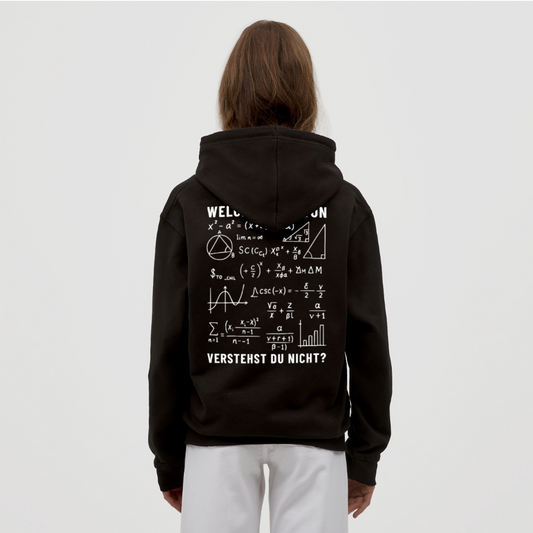 Welchen Teil von verstehst du nicht ? | Rückendruck | Unisex Hoodie - Schwarz