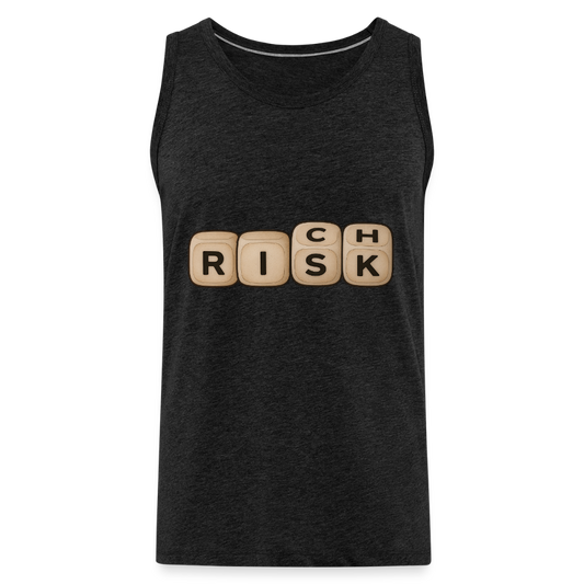 Risk Rich Würfel | Risiko für Reichtum Herren Premium Tank Top - Anthrazit