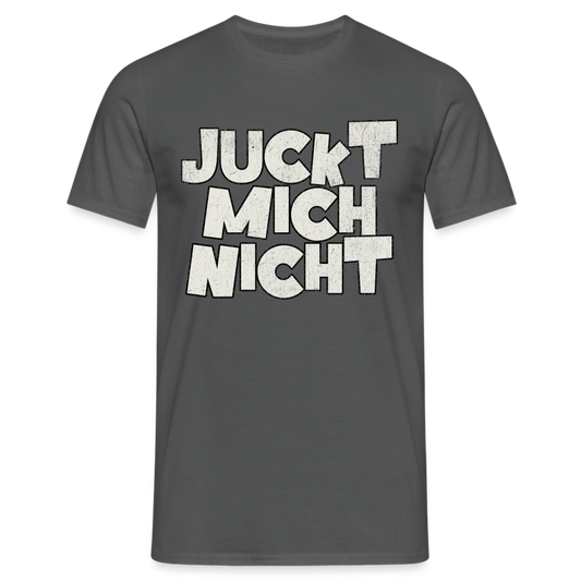 Juckt mich nicht Herren T-Shirt - Anthrazit