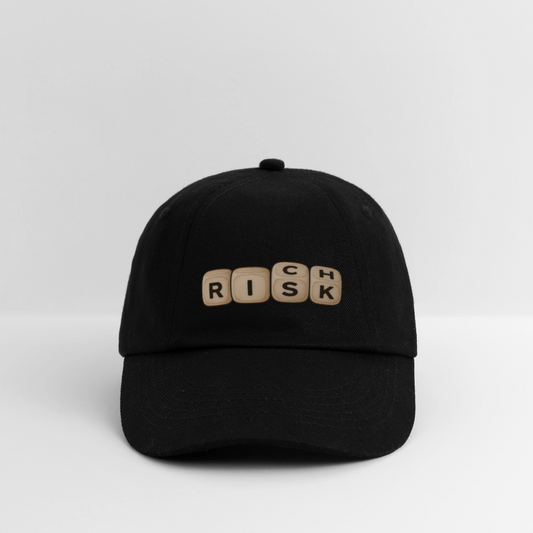 Risk Rich Würfel | Risiko für Reichtum Cap - Schwarz/Schwarz