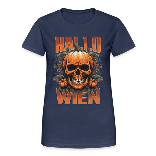 Hallo Wien in Halloween Damen T-Shirt - Navy