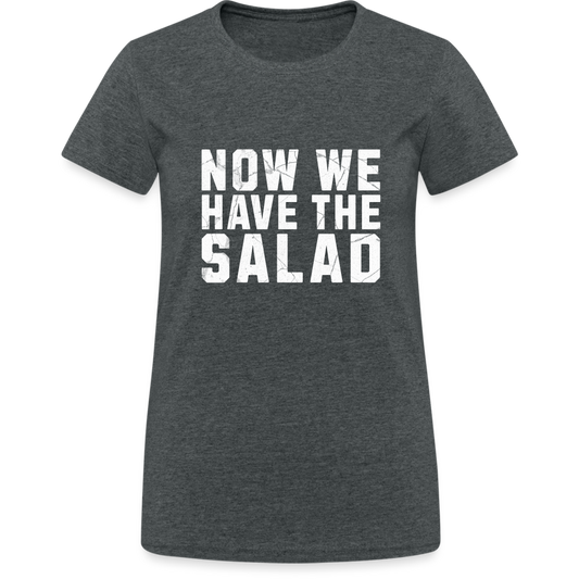 Now we have the Salad Damen T-Shirt - Dunkelgrau meliert