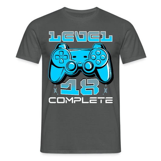 Level 18 Complete Gamepad Herren T-Shirt - Anthrazit