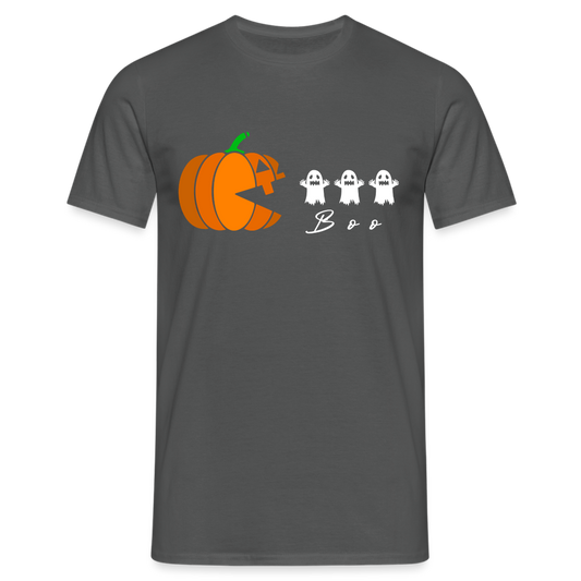 Pumpkin Haunt Halloween Kürbis und Geister Herren T-Shirt - Anthrazit