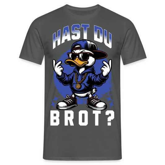 Hast du Brot? Ente Herren T-Shirt - Anthrazit