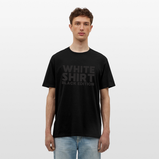 White Shirt Black Edition Herren T-Shirt - Schwarz