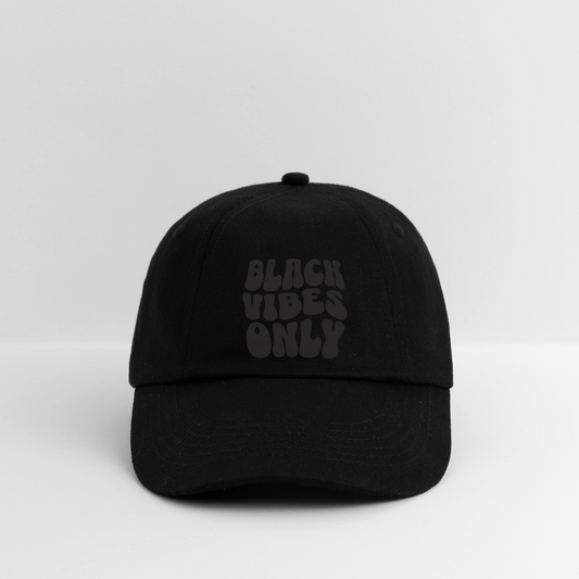 Black Vibes Only Black Edition Cap - Schwarz/Schwarz