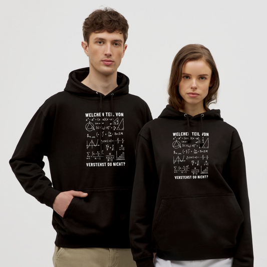 Welchen Teil von verstehst du nicht ? Unisex Hoodie - Schwarz