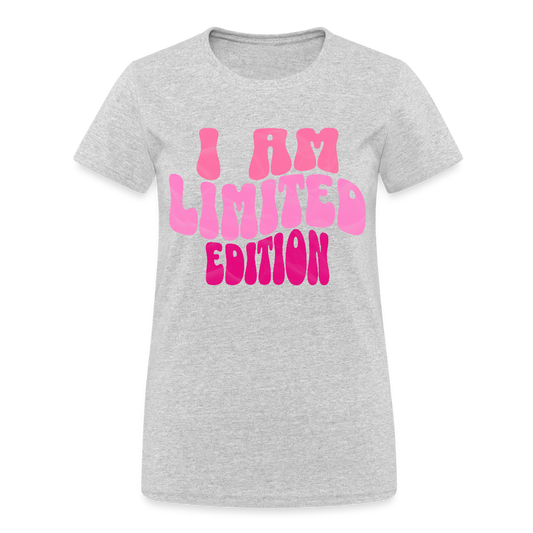 I Am Limited Edition Damen T-Shirt - Grau meliert