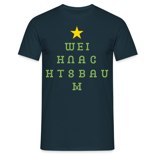 Christmas Treeception Herren T-Shirt - Navy