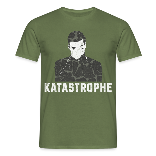 Katastrophe Illustration Herren T-Shirt - Militärgrün