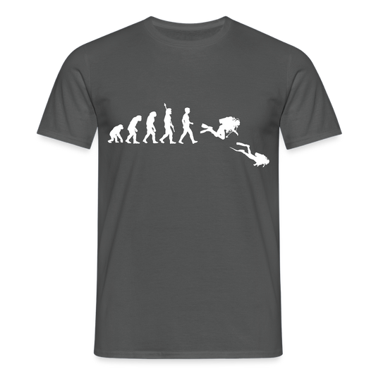 Diver Evolution Taucher Herren T-Shirt - Anthrazit