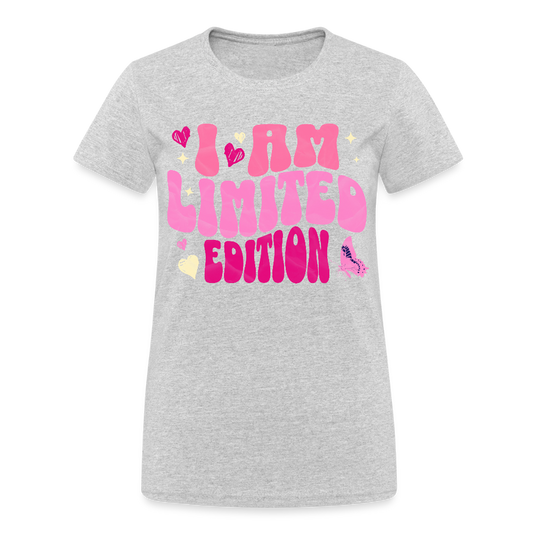 I Am Limited Edition Damen T-Shirt - Grau meliert