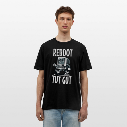 Reboot Tut Gut Administrator Herren T-Shirt - Schwarz