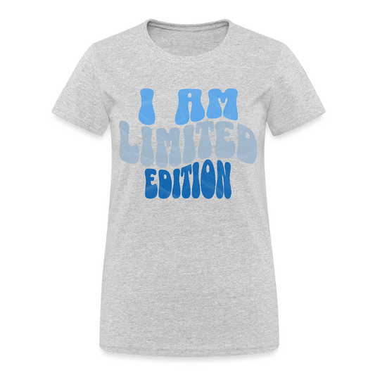 I Am Limited Edition Damen T-Shirt - Grau meliert