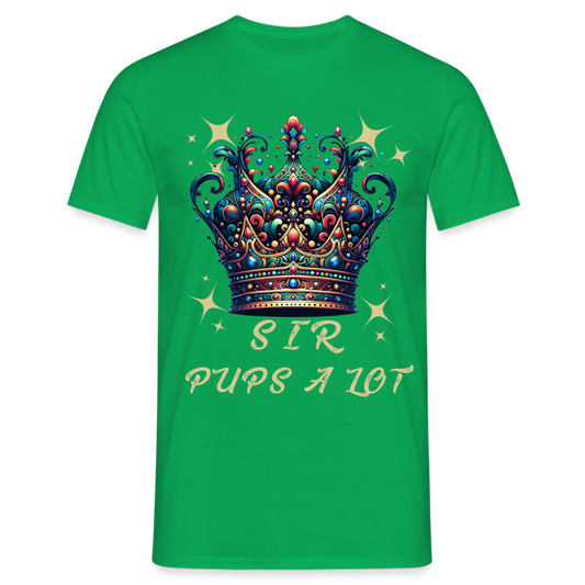 Sir pups a lot Herren T-Shirt - Kelly Green