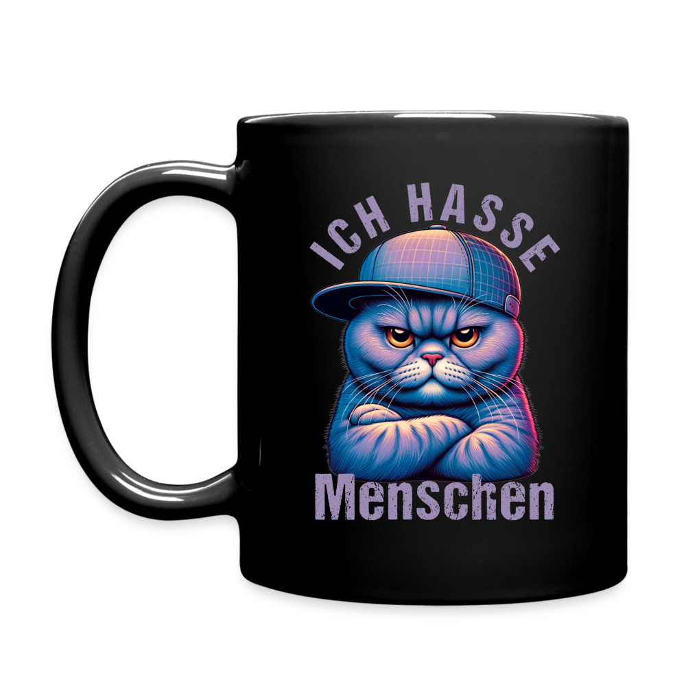 Ich hasse Menschen British Shorthair Cat Herren Tasse - Schwarz