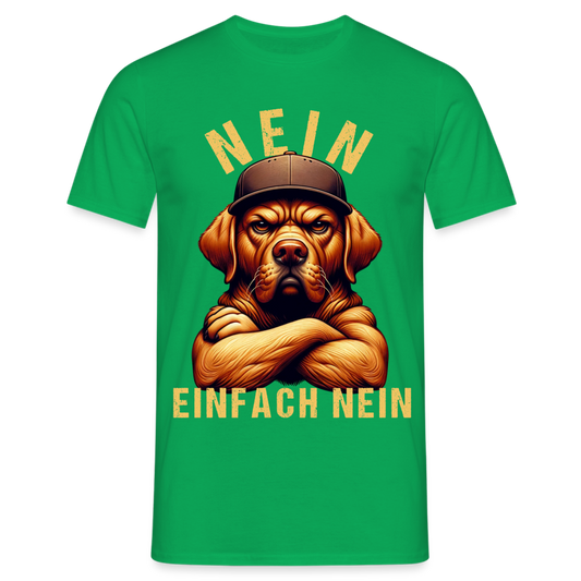 NEIN einfach NEIN Böser Labrador Retriever Herren T-Shirt - Kelly Green