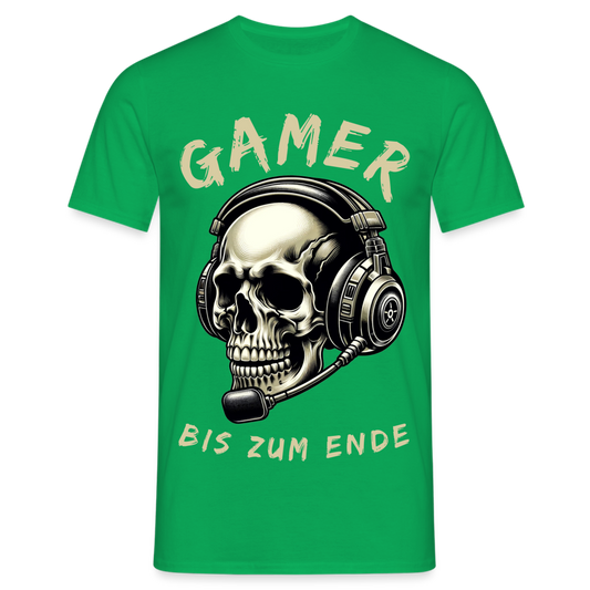 Gamer bis zum Ende Herren T-Shirt - Kelly Green