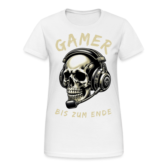 Gamer bis zum Ende Damen T-Shirt - Weiß