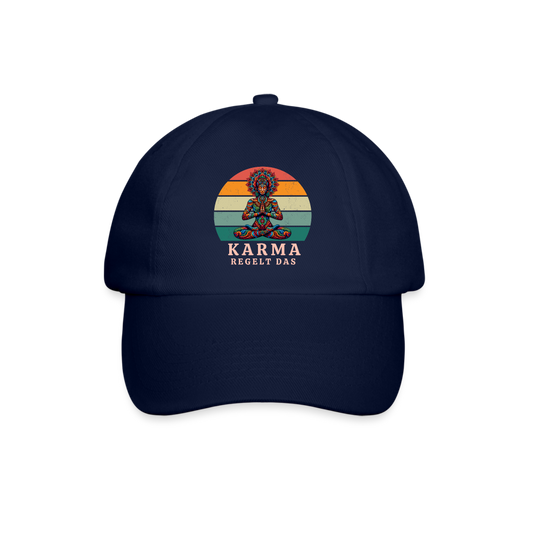 Karma regelt das Cap - Blau/Blau