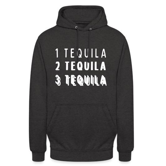1 Tequila 2 Tequila 3 Tequila Unisex Hoodie - Anthrazit