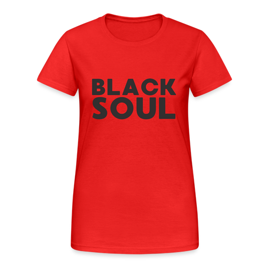 Black Soul Damen T-Shirt - Rot