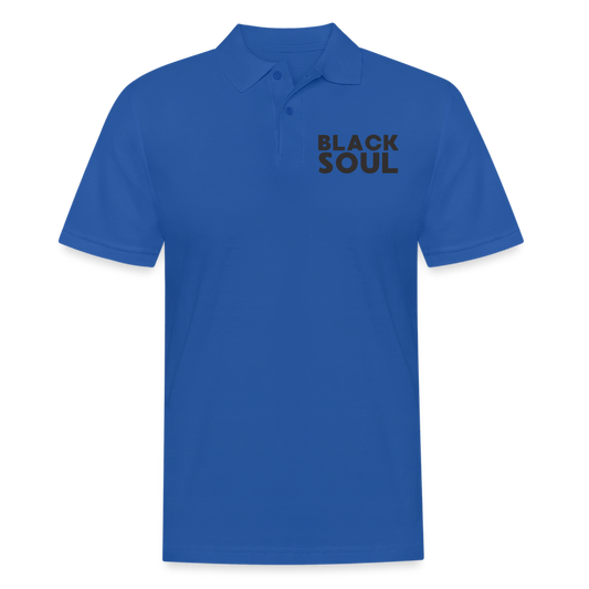 Black Soul Herren Poloshirt - Royalblau
