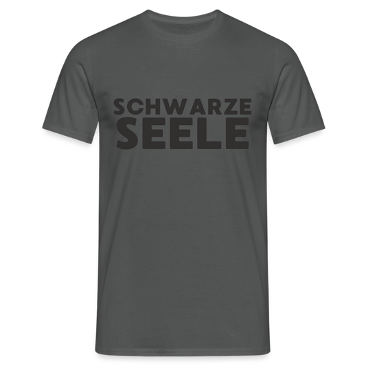 Schwarze Seele Herren T-Shirt - Anthrazit