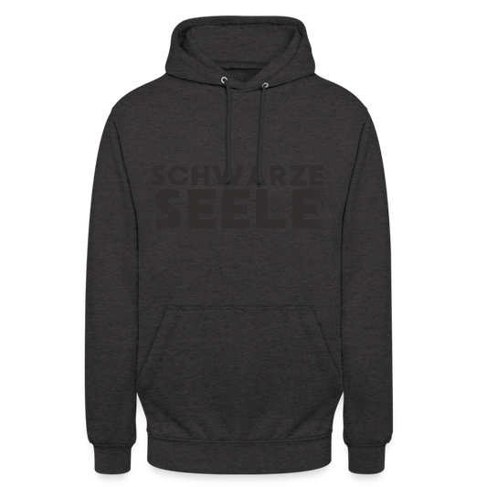 Schwarze Seele Unisex Hoodie - Anthrazit