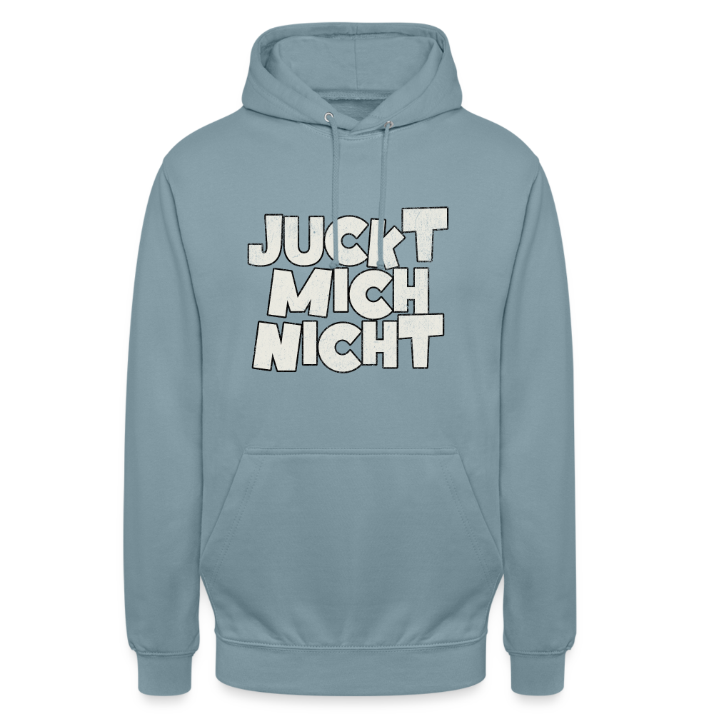 Juckt mich nicht Unisex Hoodie - Nebelblau