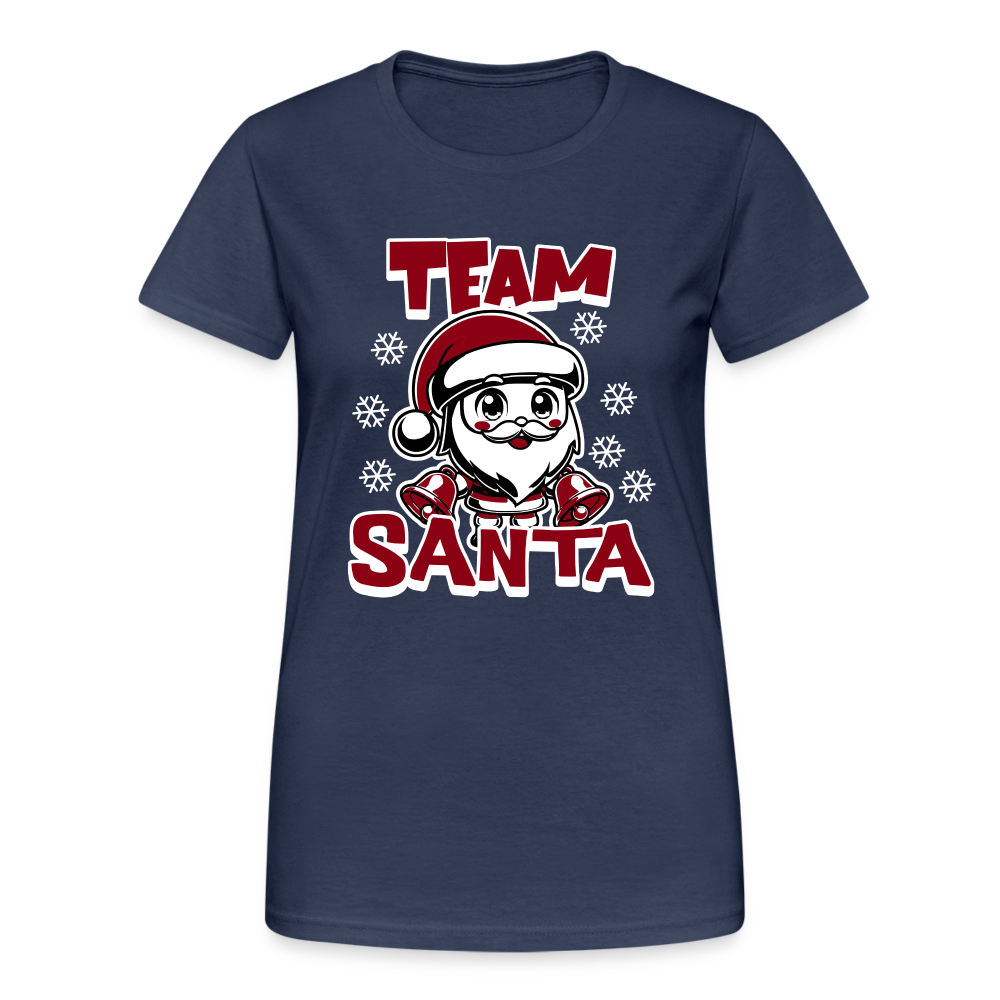 Team Santa Damen T-Shirt - Navy