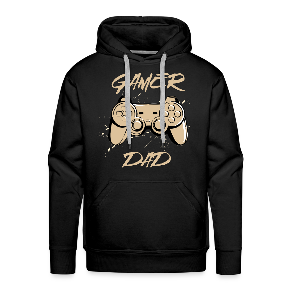 Gamer Dad Herren Premium Hoodie - Schwarz