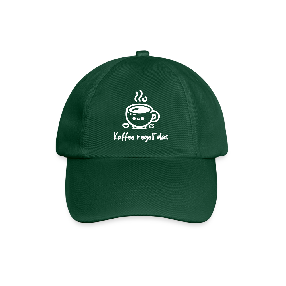 Kaffee regelt das Cap - Flaschengrün