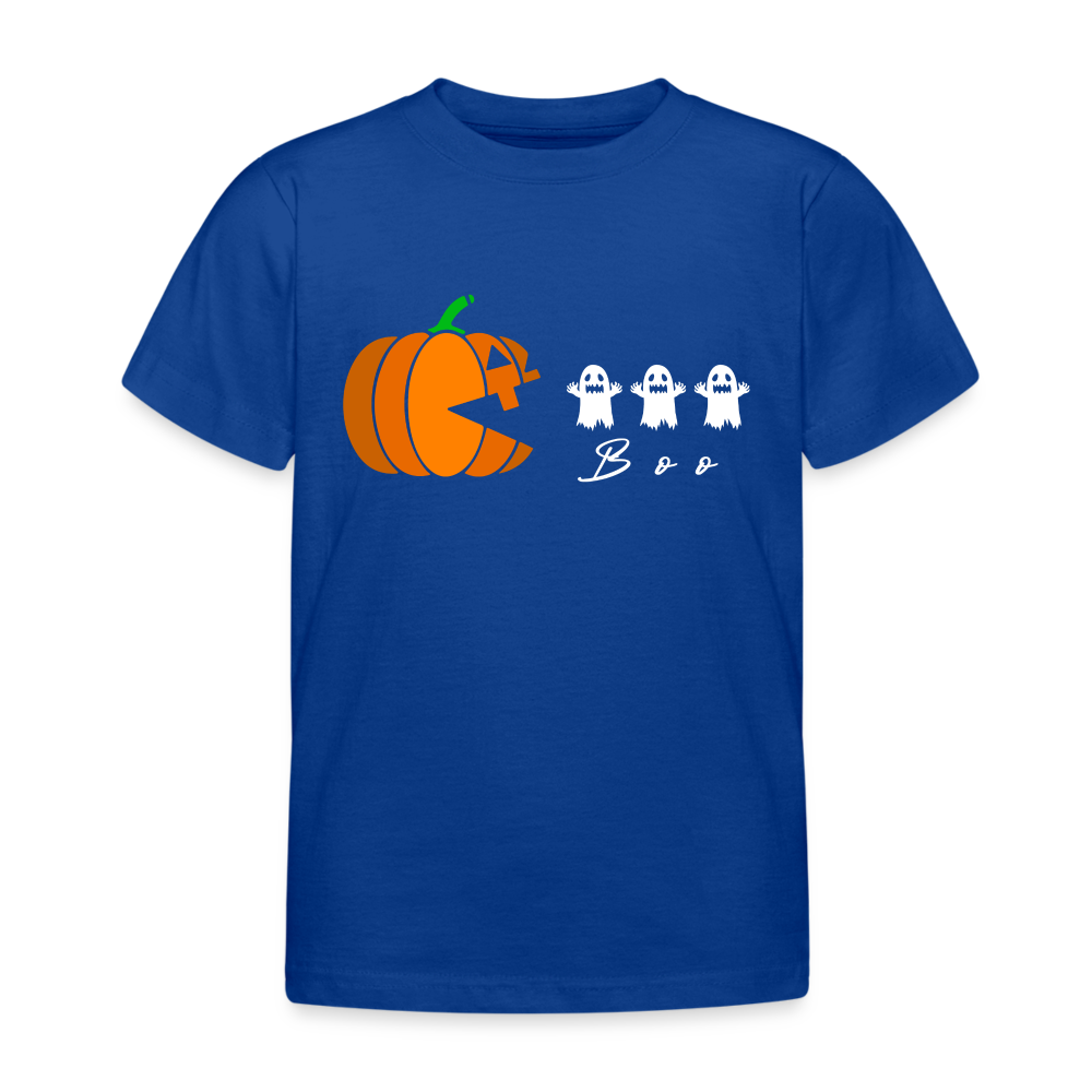 Hungry Pumpkin Kinder T-Shirt - Royalblau