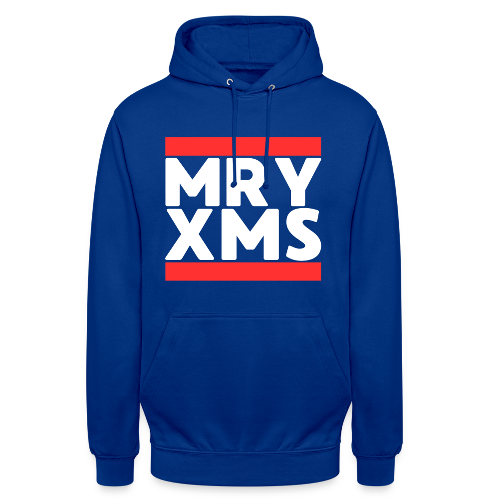 MRY XMS Merry Christmas Ugly Unisex Hoodie - Royalblau