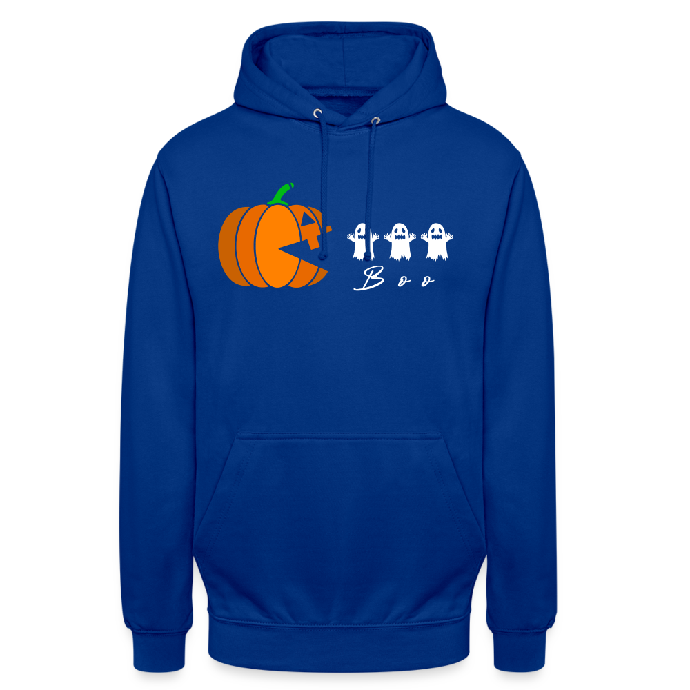 Pumpkin Haunt Halloween Kürbis und Geister Unisex Hoodie - Royalblau