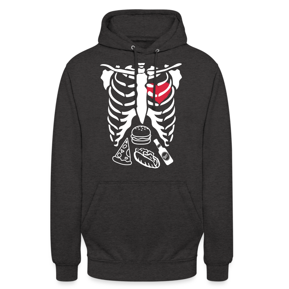 Bone Appétit Damen Unisex Hoodie - Anthrazit