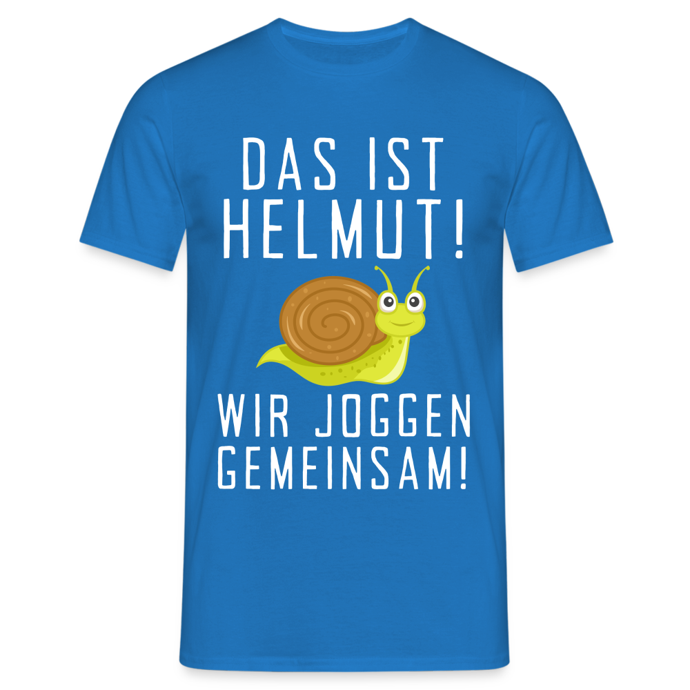 Das ist Helmut! Wir Joggen gemeinsam! Herren T-Shirt - Royalblau