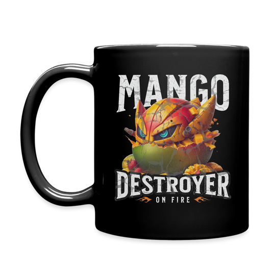 Mango Destroyer on Fire Tasse - Schwarz