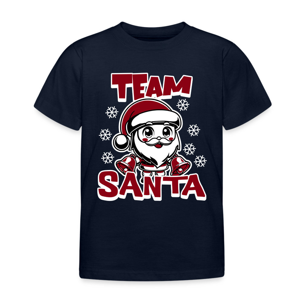 Team Santa Kinder T-Shirt - Navy