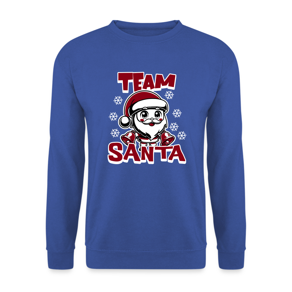 Team Santa Unisex Pullover - Royalblau