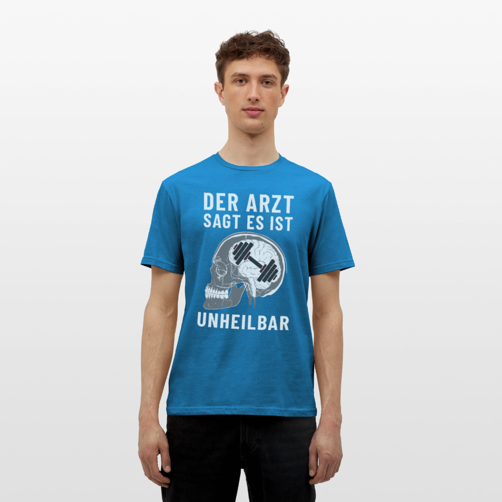 Der Arzt sagt es ist Unheilbar Röntgen Hirn Gym Herren T-Shirt - Royalblau