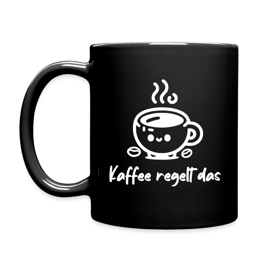 Kaffee regelt das Tasse - Schwarz