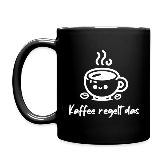 Kaffee regelt das Tasse - Schwarz