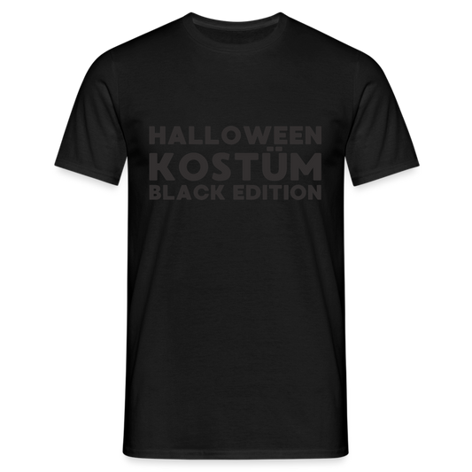 Halloween Kostüm Black Edition Herren T-Shirt - Schwarz