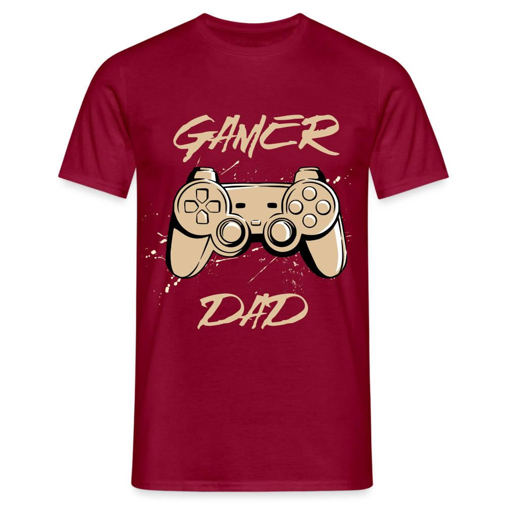 Gamer Dad Herren T-Shirt - Ziegelrot